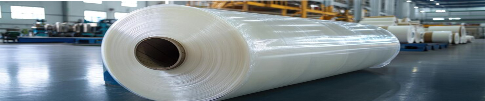 Stretch film and rollers